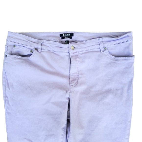 Chaps Lavender Skinny Ankle Jeans - Picture 4 of 10